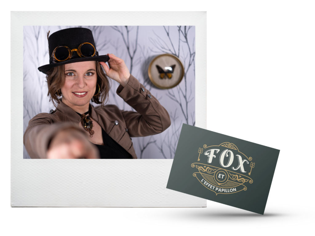 Contact de Fanny Lecomte de Fox et l'effet papillon. 06 83 90 87 44. fanny@fox-effetpapillon.fr