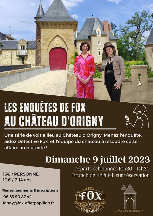 Enquête au château d'Origny : affiche
