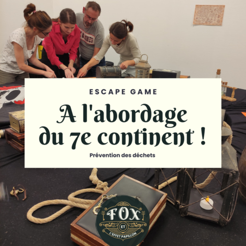 Escape game 7e continent déchets serious game sensibilisation allier