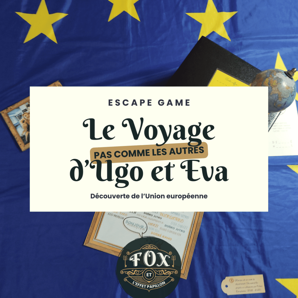 Visuel escape game sur l'union européenne